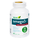 Omega3+ Triple Strength + D3 - 647 mg EPA, 253 mg DHA, 1,000 IU Vitamin D3 - 60 soft gels