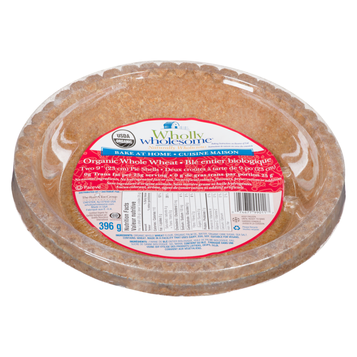 Organic 9&quot; Pie Shells - Whole Wheat - 2 count