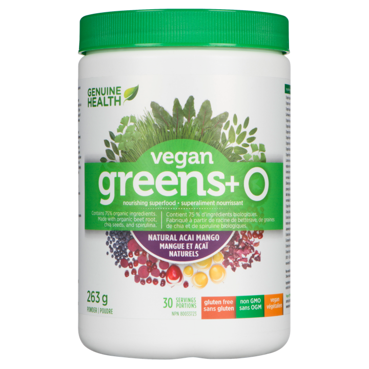 Vegan Greens+ O - Acai &amp; Mango - 263 g