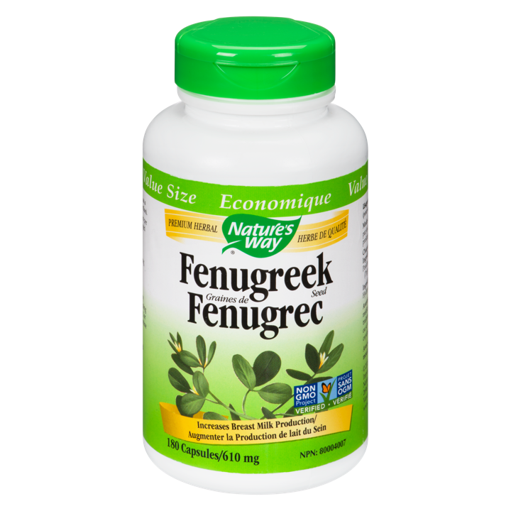 Fenugreek Seed - 610 mg - 180 capsules