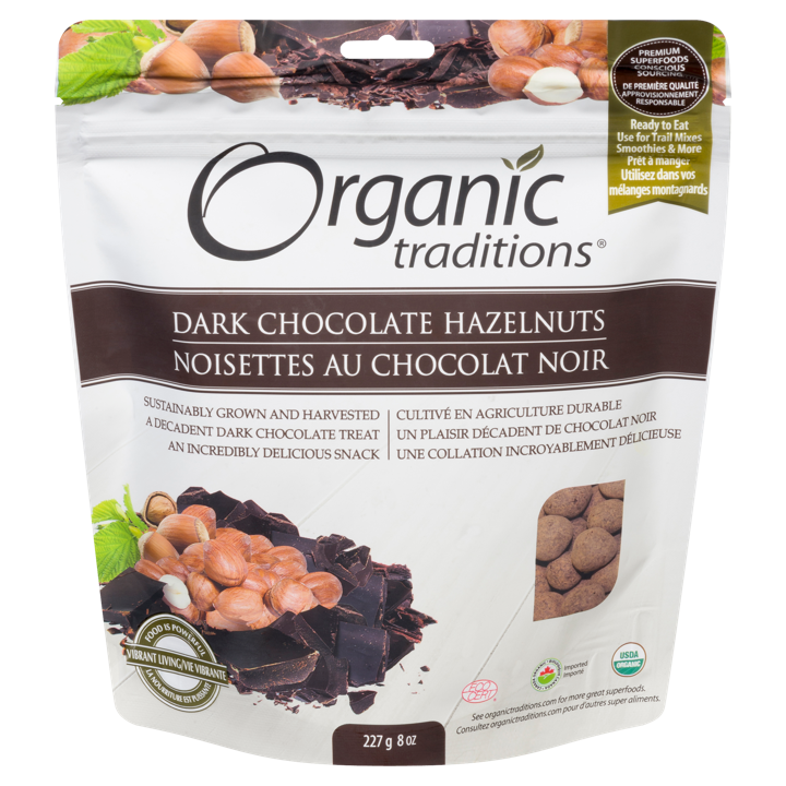 Dark Chocolate Hazelnuts - 227 g