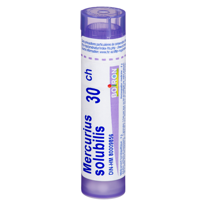 Mercurius Solubilis - 30 CH - 80 pellets