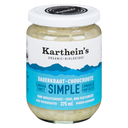 Raw Unpasteurized Sauerkraut - Simple - 375 ml