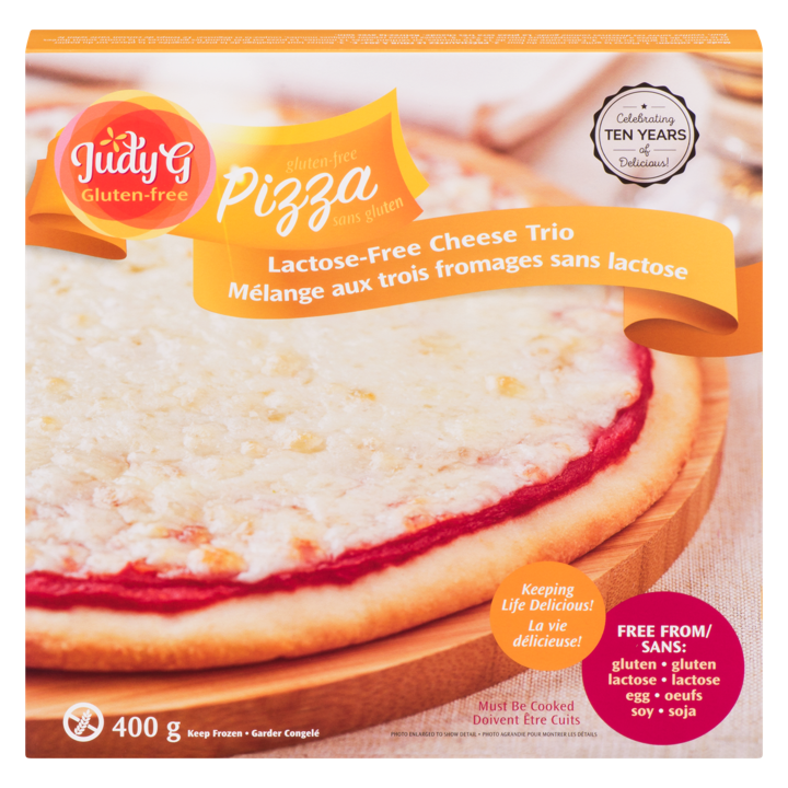 Gluten-free Pizza - Lactose-Free Cheese Trio - 400 g