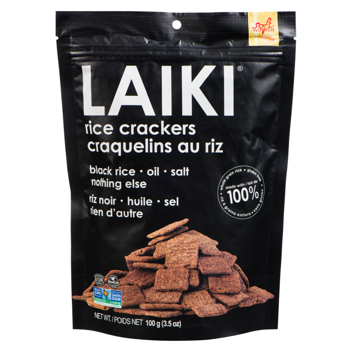 Rice Crackers - Black Rice - 100 g