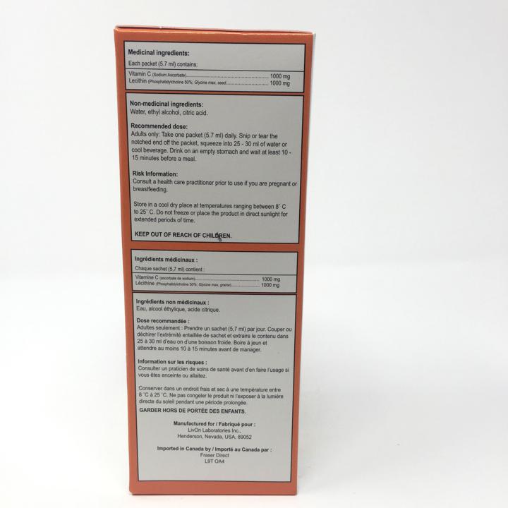 Lypo-Spheric Vitamin C - 1,000 mg - 30 x 5.7 ml