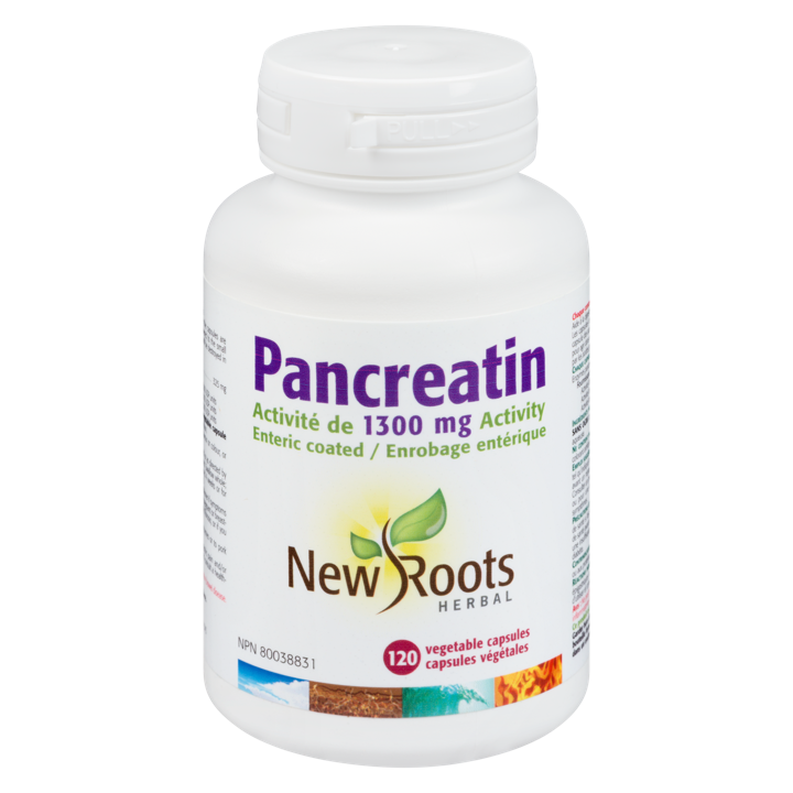 Pancreatin - 1,300 mg - 120 veggie capsules