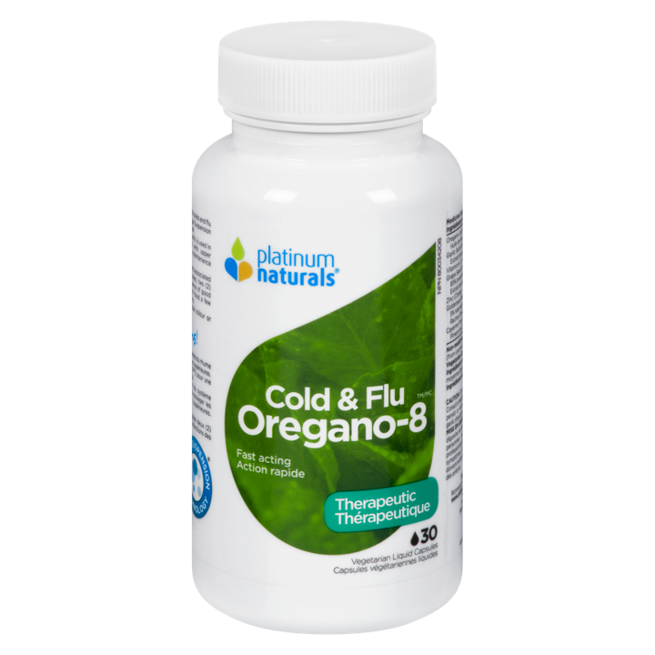 Cold &amp; Flu Oregano-8 - 30 veggie capsules