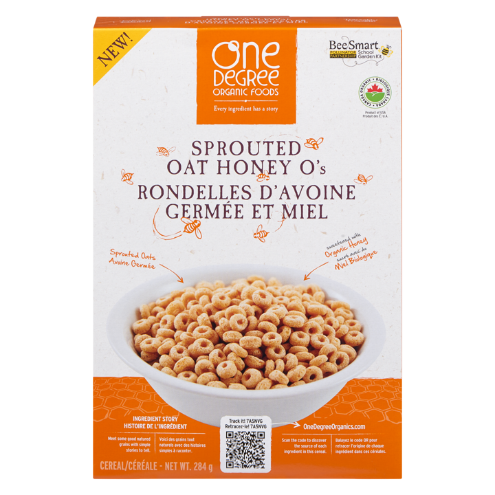 Sprouted Oat O's - Honey - 284 g