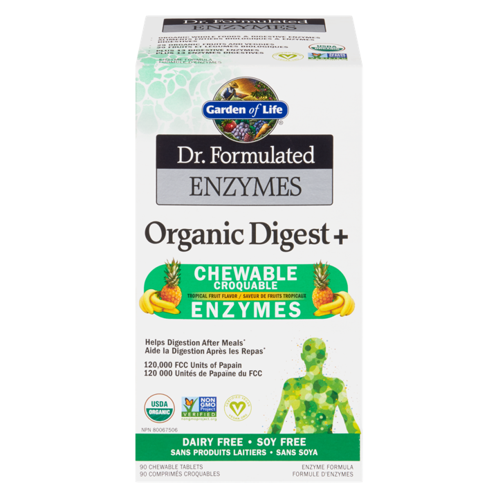 Organic Digest+ - Tropical Fruit - 90 chews