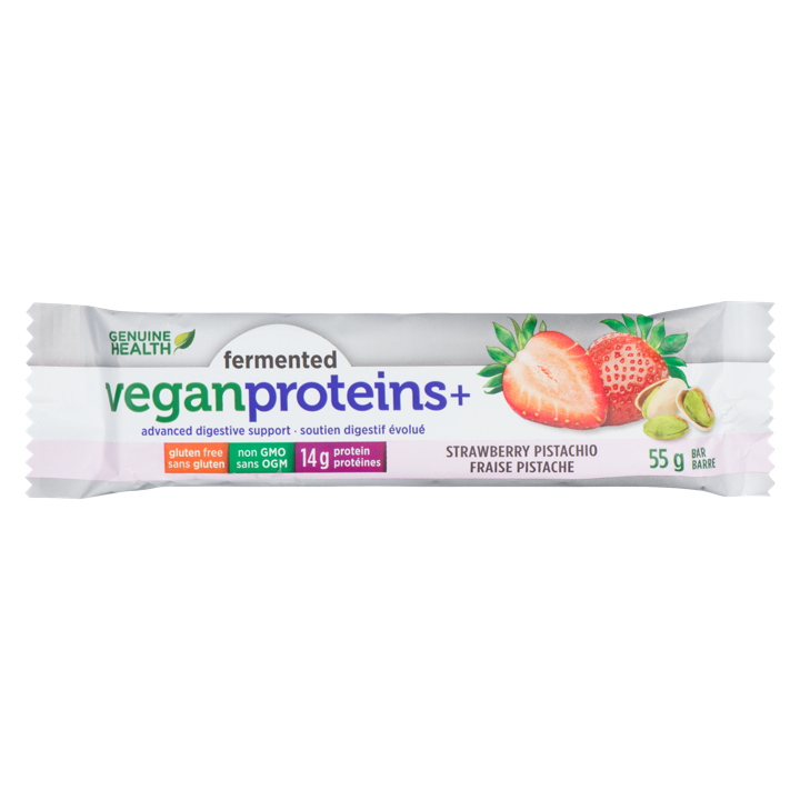 Fermented Vegan Protein Bar - Strawberry Pistachio - 55 g