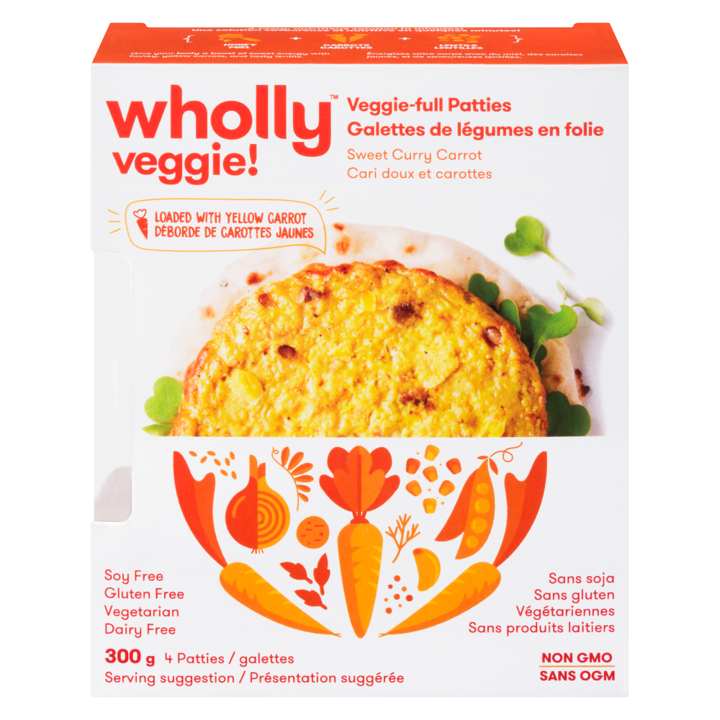 Veggie Patties - Sweet Curry Carrot - 300 g