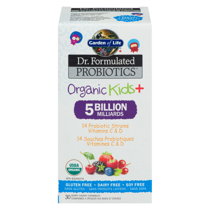 Dr. Formulated Probiotics Organic Kid's + - 30 chews