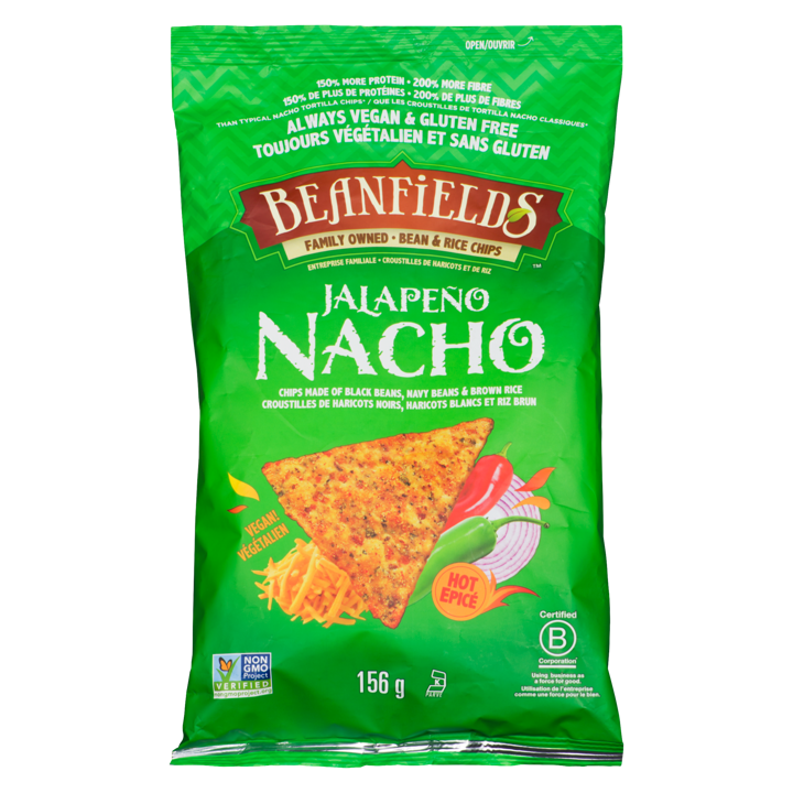 Bean Chips - Jalapeño Nacho - 156 g