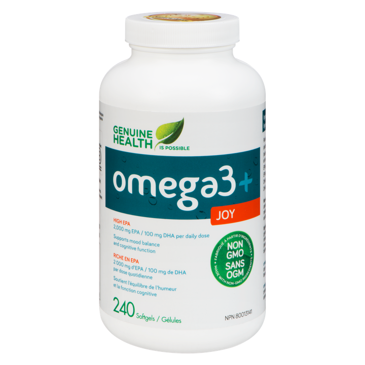 Omega3+ Joy - 2,000 mg EPA, 100 mg DHA - 240 soft gels