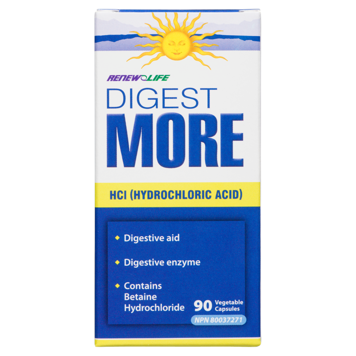 Digest More HCl (Hydrochloric Acid) - 90 veggie capsules