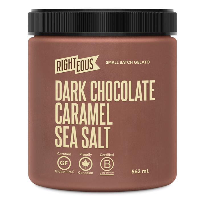 Gelato - Dark Chocolate Caramel Sea Salt - 562 ml