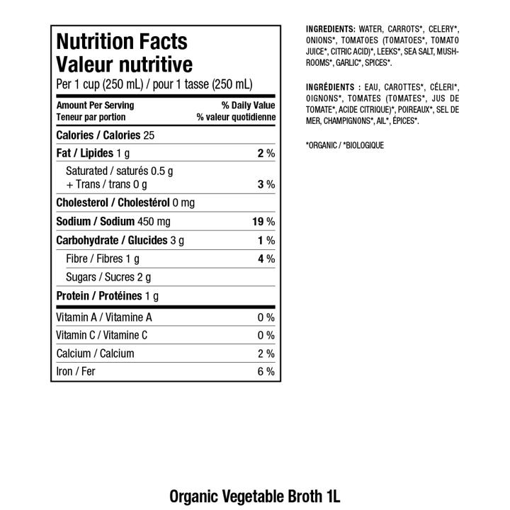 Broth - Vegetable - 1 L