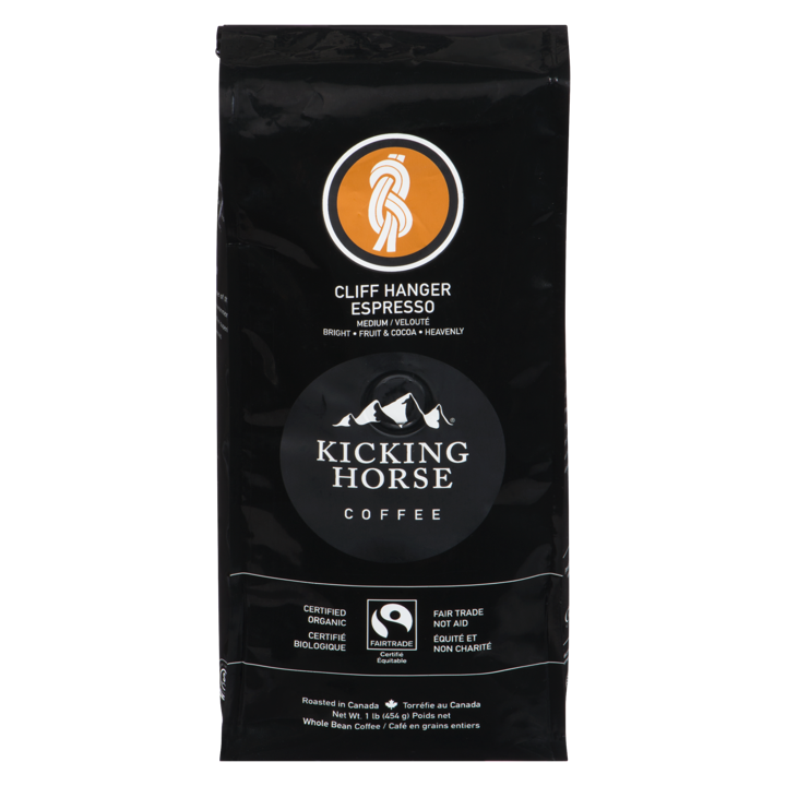 Whole Bean Coffee - Cliff Hanger Espresso - 454 g