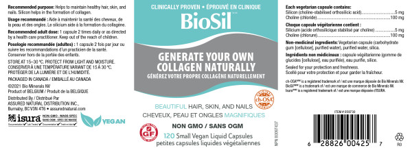 Biosil Vegan Liquid Capsules - 120 capsules