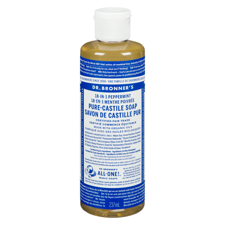 Pure-Castile Soap - Peppermint - 236 ml