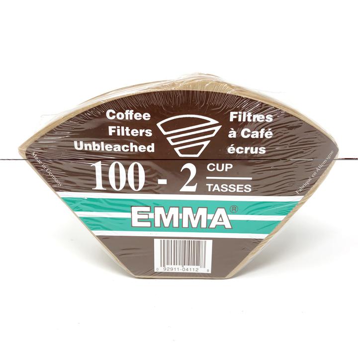 Unbleached Coffee Filters - 2 cup - 100 count