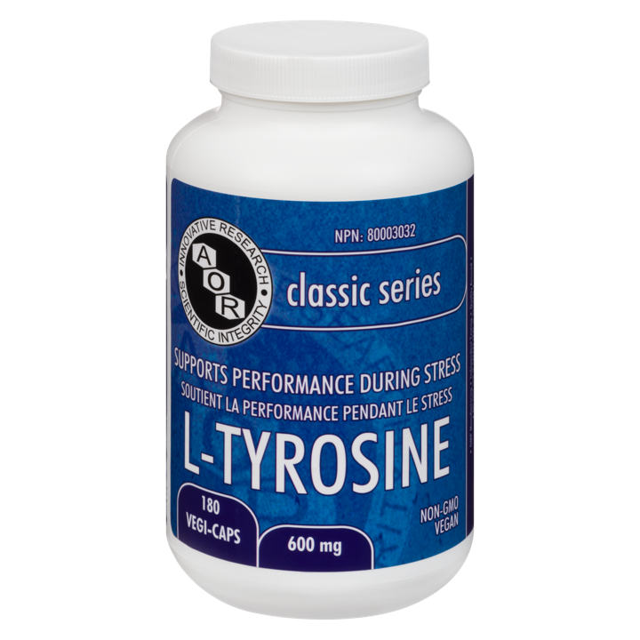 L-Tyrosine - 600 mg - 180 veggie capsules