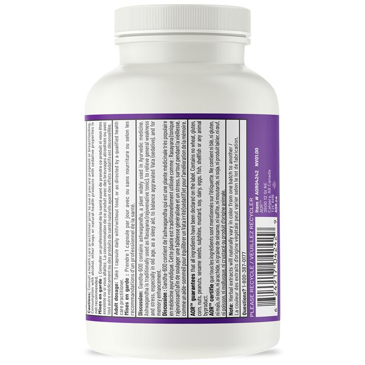 Gandha - 600 mg - 120 veggie capsules