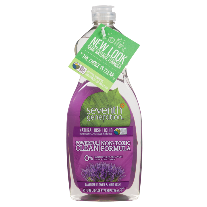 Natural Dish Liquid - Lavender Flower &amp; Mint