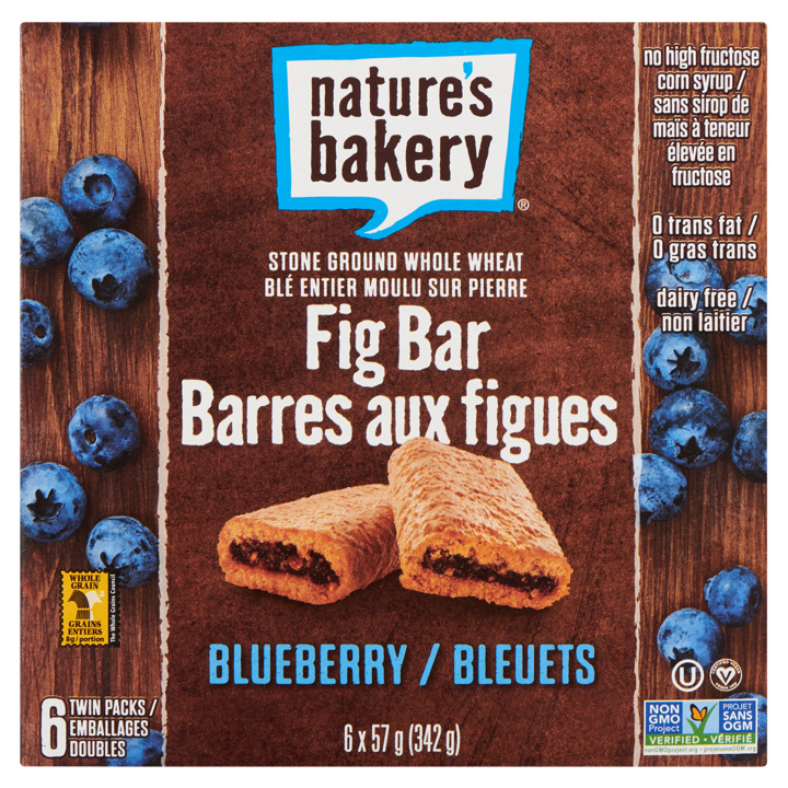 Whole Wheat Fig Bar - Blueberry