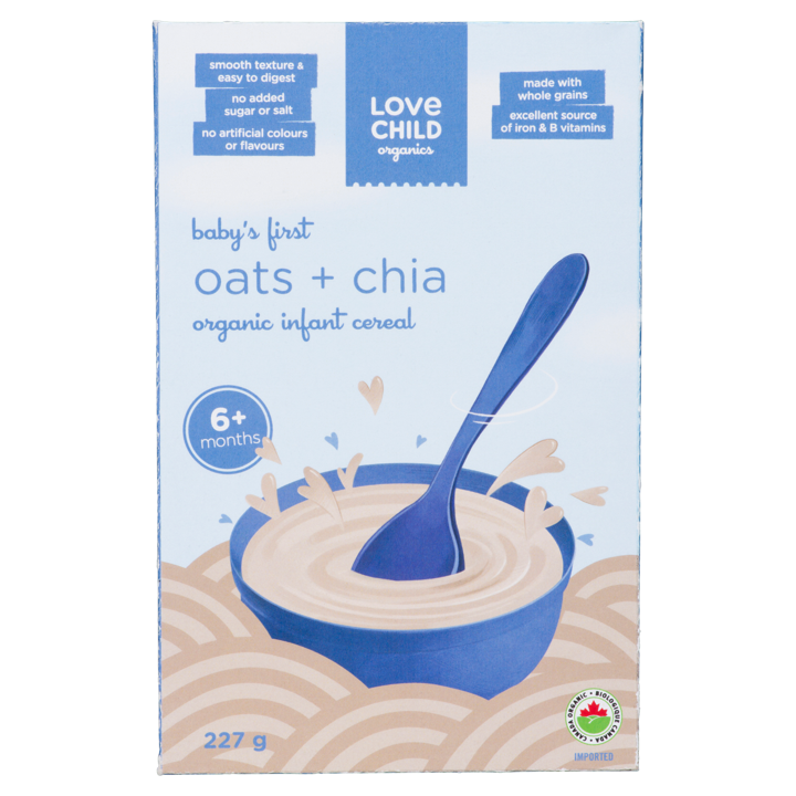 Organic Infant Cereal - Oats + Chia 6+ months