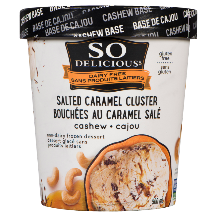 Cashew Non-Dairy Frozen Dessert - Salted Caramel Cluster