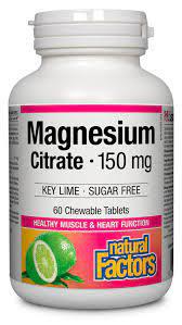 Magnesium Citrate 150 mg, Key Lime