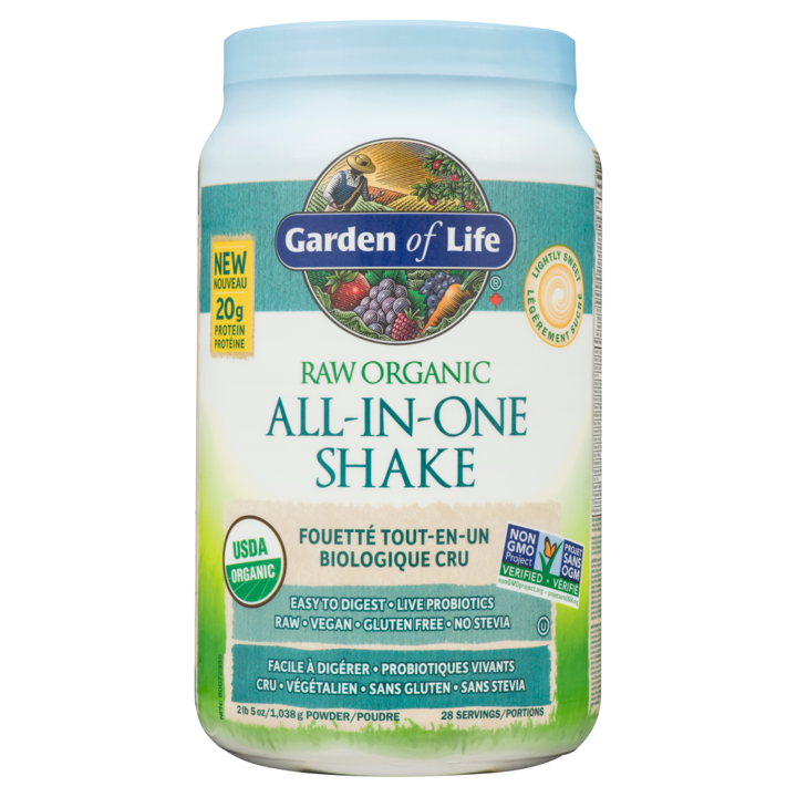 Raw Organic All-in-One Shake - Lightly Sweet