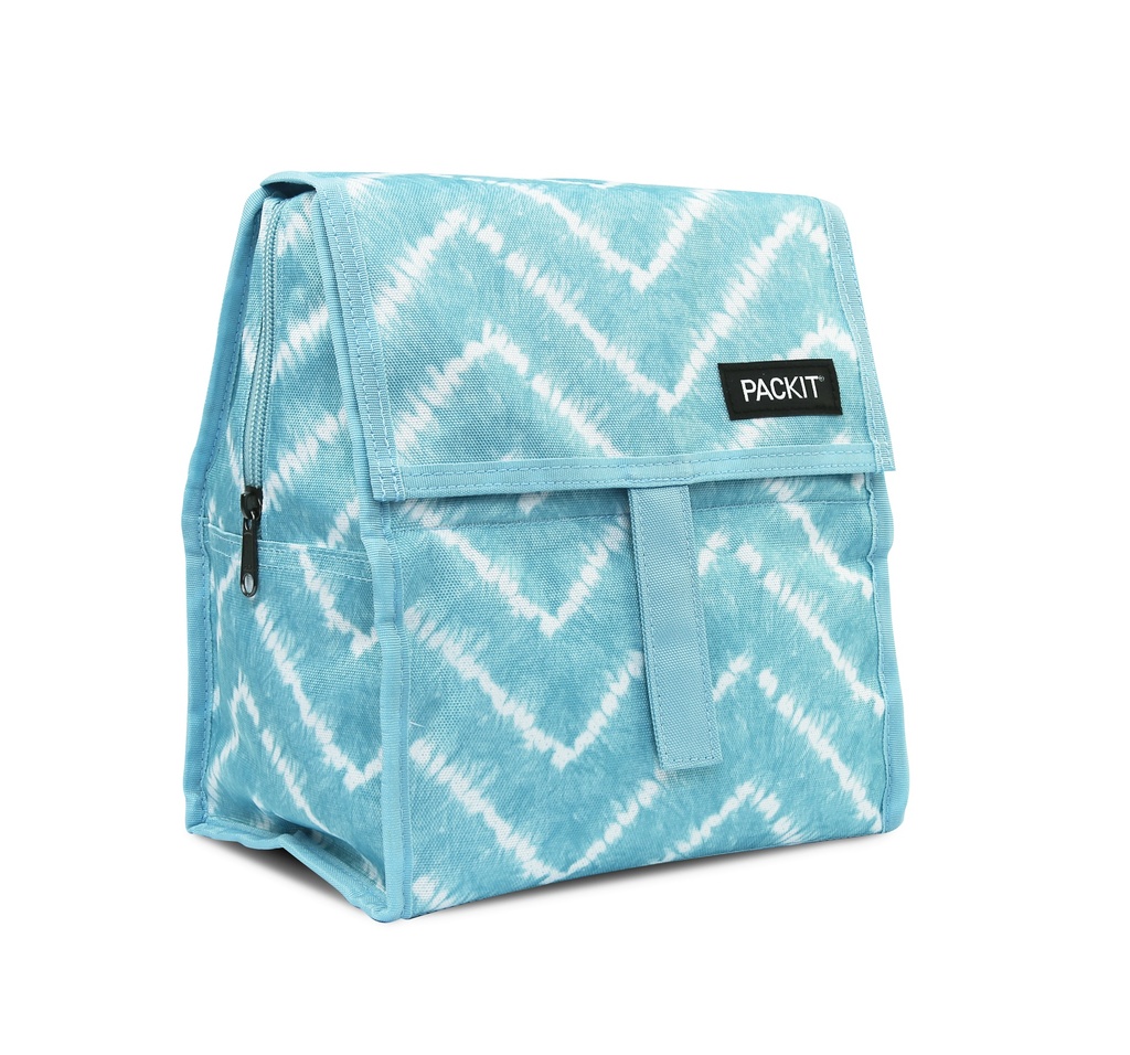 Lunch Bag Aqua Tie Dye