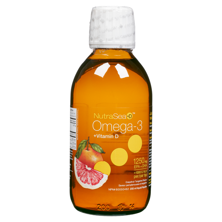 Omega-3 - Grapefruit Tangerine 1,000 IU Vit D, 1,250 mg EPA + DHA