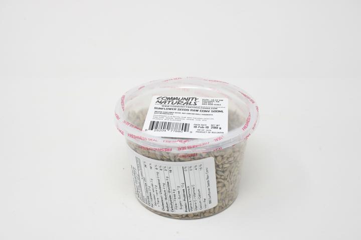 Raw Sunflower Seeds - 500 ml Container