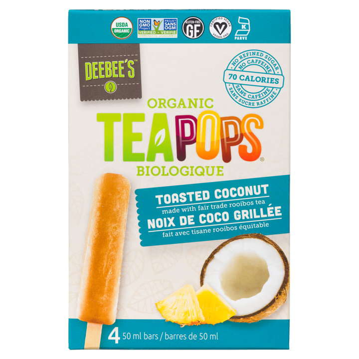 Organic TeaPops - Toasted Coconut