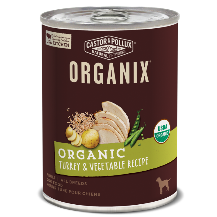 ORGANIX Canned Dog Food - Turkey &amp; Vegetable Recipe