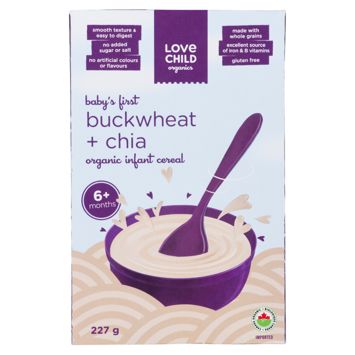 Organic Infant Cereal - Buckwheat + Chia 6+ months