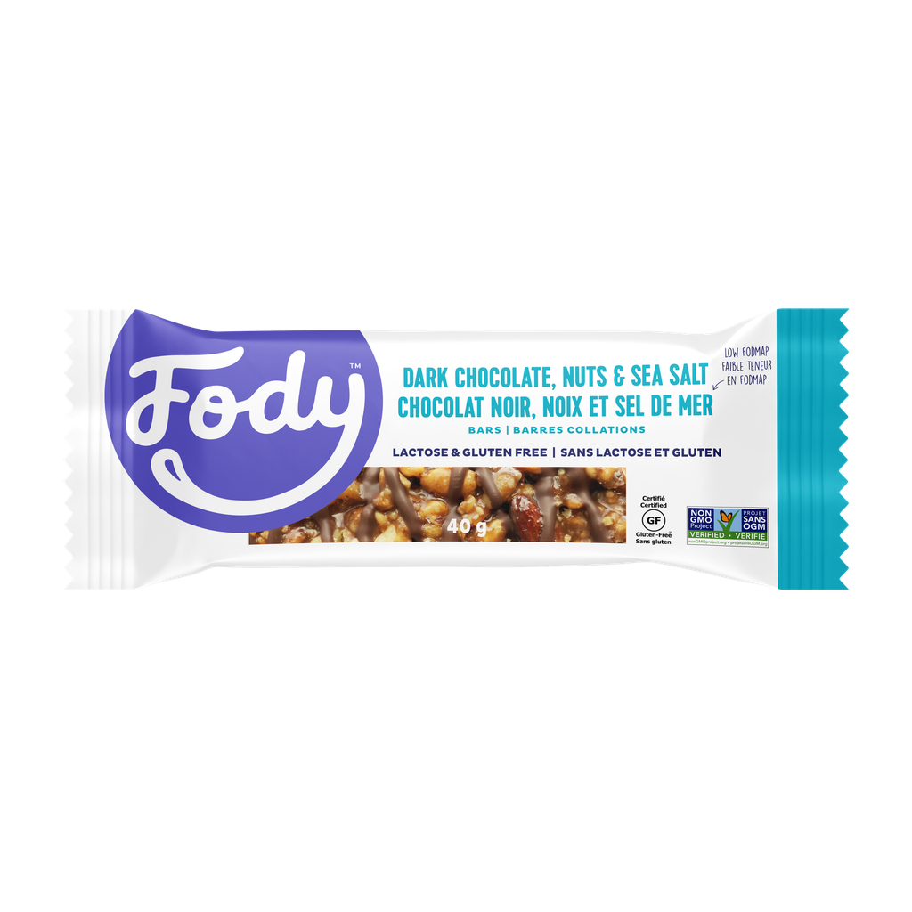 Low FODMAP Bars - Dark Chocolate, Nuts &amp; Sea Salt