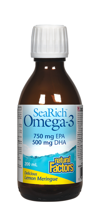 SeaRich Omega-3 - Lemon Meringue 750 mg EPA, 500 mg DHA