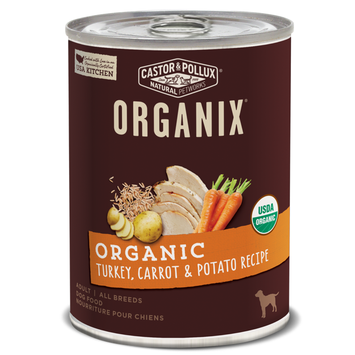 ORGANIX Canned Dog Food - Turkey, Carrot &amp; Potato Recipe