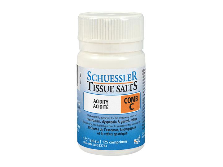 Schuessler Tissue Salts Acidity Comb C