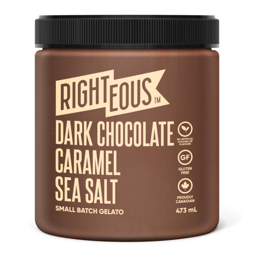 Gelato - Dark Chocolate Caramel Sea Salt