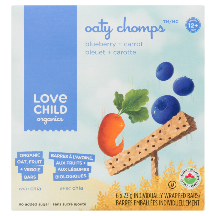 Oaty Chomps - Blueberry + Carrot