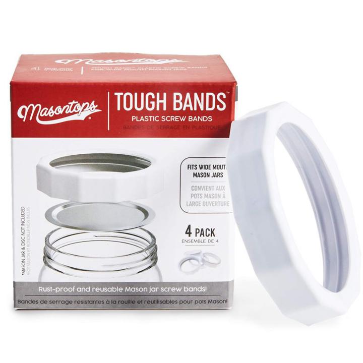 Tough Bands Wide Mouth 4ct