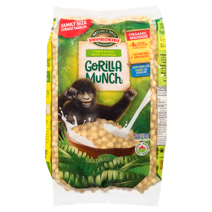 Envirokidz Gorilla Munch - Corn Puffs