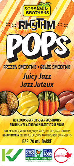 Rhythm Pops Frozen Smoothie - Juicy Jazz