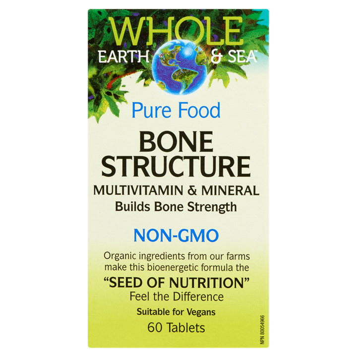 Pure Food Bone Structure Multivitamin &amp; Mineral